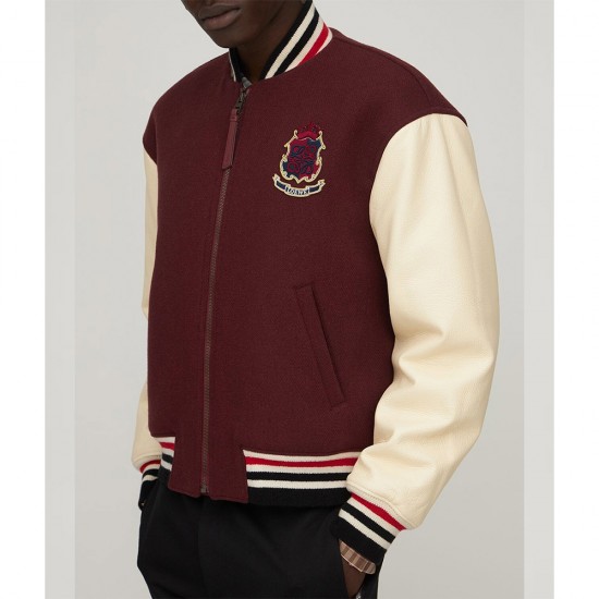 Grown-Ish Marcus Scribner Maroon Varsity Jacket