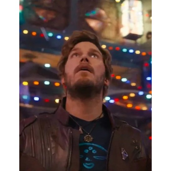 Guardians of the Galaxy Holiday Special 2022 Star Lord Jacket
