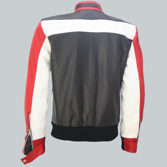 Handmade Cowhide Leather Mens Biker Jacket