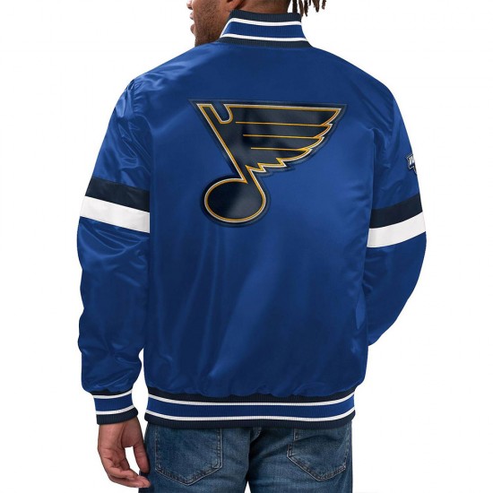 Home Game St. Louis Blues Varsity Satin Jacket