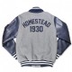 Homestead Grays Navy and Gray Varsity Jacket