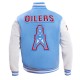 Houston Oilers Retro Classic Blue Varsity Jacket