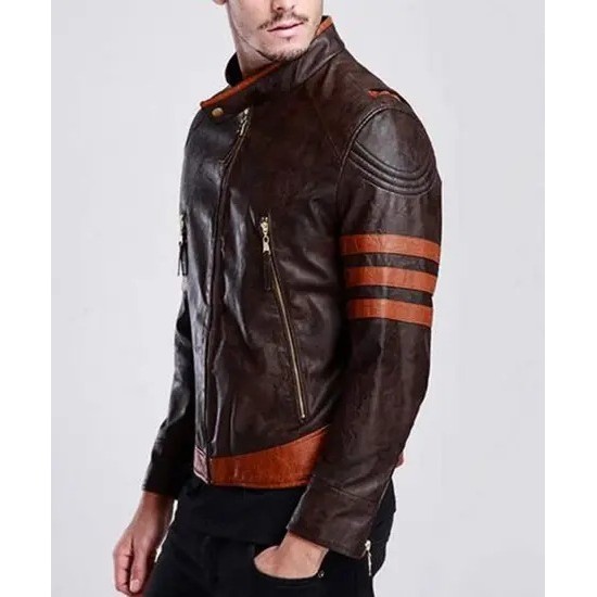 Hugh Jackman X Men Wolverine Leather Jacket