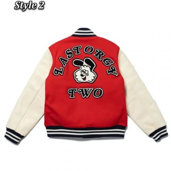 Human Made X Undercover Last Orgy 2 Wool Varsity Jacket