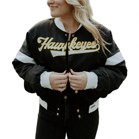 Iowa Hawkeyes Miles Swipe Varsity Jacket