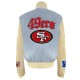 JH San Francisco 49ers Baby Blue Varsity Jacket