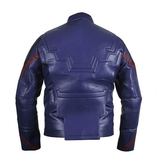 Avengers Endgame Cosplay Captain America Leather Jacket