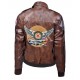 Captain Marvel Carol Danvers Leather Flight Bomber Jacket