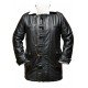 Dark knight Rises Bane Leather Buffing Black Trench Coat Jacket