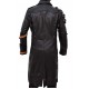 PUBG Playerunknowns Battlegrounds Black Leather Trench Coat