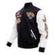 Jacksonville Jaguars Animal Patches Black Varsity Jacket