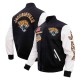 Jacksonville Jaguars Animal Patches Black Varsity Jacket