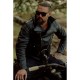 Jason Momoa Black Leather Biker Jacket