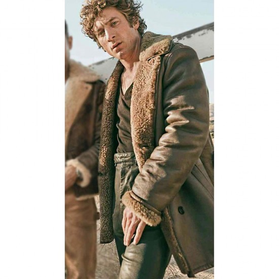 Jeremy Allen White The Iron Claw Leather Coat