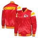 Kansas City Chiefs Red and Gold Varsity Satin Jacket