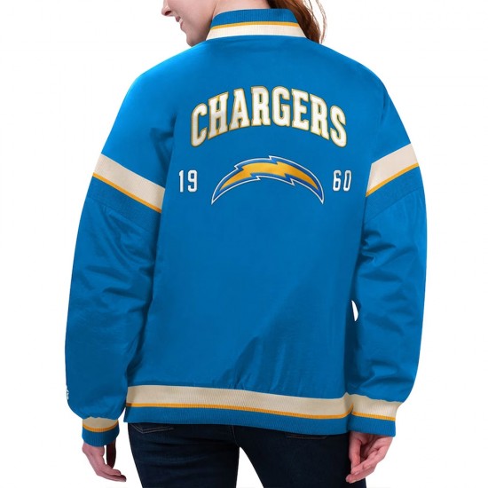 LA Chargers Tournament Powder Blue Varsity Jacket