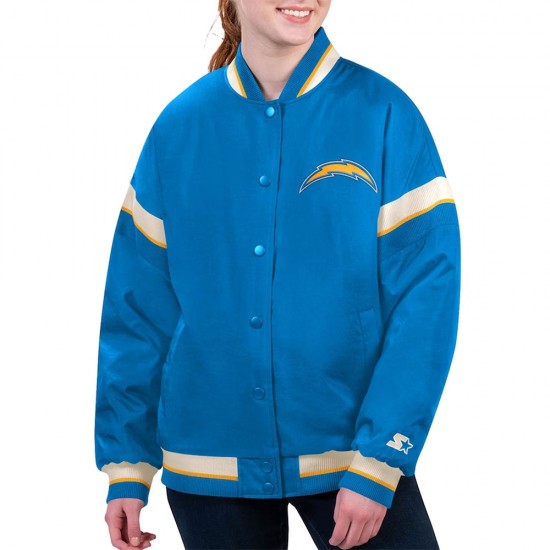 LA Chargers Tournament Powder Blue Varsity Jacket