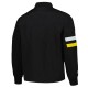 LA Lakers Black Stitch Applique Bomber Jacket