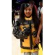 Lakers 2023 North West Black and Yellow Leather Jacket