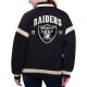 Las Vegas Raiders Tournament Black Varsity Jacket