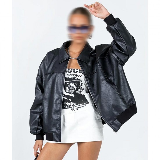 Leather Dixie D’Amelio The Damelio Show Jacket