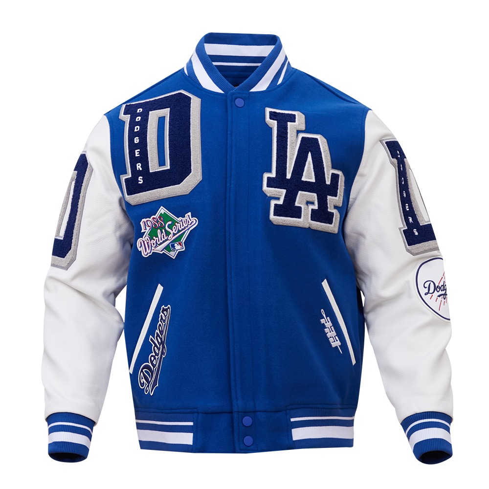 LOS ANGELES DODGERS ALL STAR VARSITY JACKET (BLACK/WHITE)