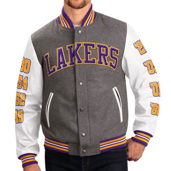 Los Angeles Lakers Challenger Varsity Jacket