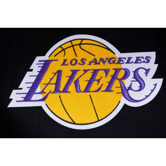 Los Angeles Lakers Gradient Logo Wool Varsity Jacket