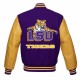 Louisiana State Tigers Purple and Gold Varsity Jacket