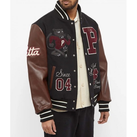 Lucky Charm Patta Wool Varsity Jacket