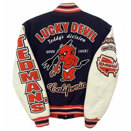 Lucky Devil Varsity Jacket