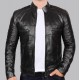 New Men Black Johnson Leather Jacket