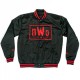 Mens Black Bomber New World Order Jacket