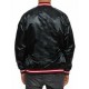 Mens Bulls Satin Bomber Jacket