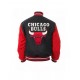 Mens Chicago Bulls Bomber Varsity Jacket