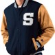 Mens Penn State Navy Blue Bomber Jacket