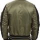 Mens Varsity Flight MA‐1 Green and Black Jacket