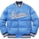 Mens Varsity Puffy Satin Jacket