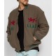 Mens Yeezy Calabasas Bomber Wool Jacket