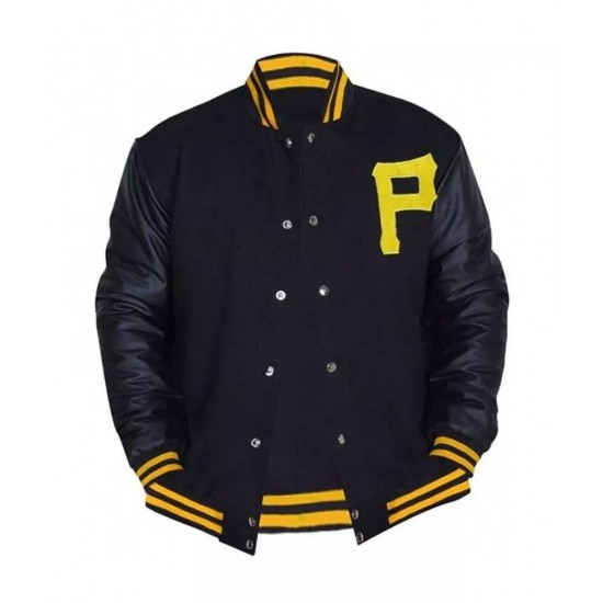 Pittsburgh Pirates Baseball Leather Bomber Jacket - RockStar Jacket