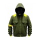 Mens Twenty One Green Hoodie Cotton Tracksuit Jacket