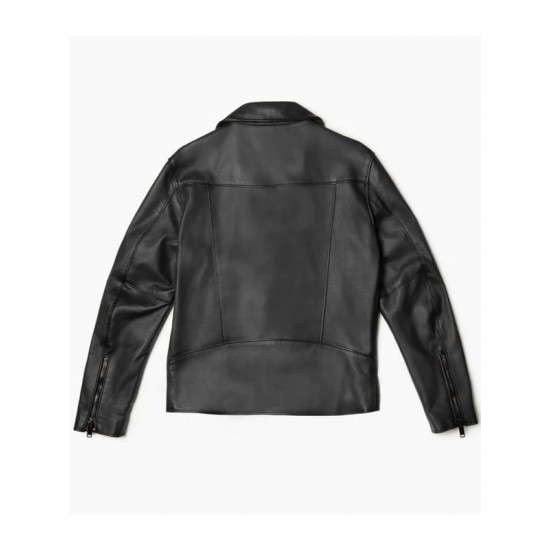 Men’s Authentic Black Motorcycle Leather Jacket