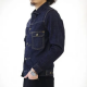 Men’s Buttoned Japanese Blue Jean Jacket