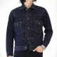 Men’s Buttoned Japanese Blue Jean Jacket