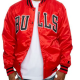 Men’s Chicago Bulls Red Satin Jacket