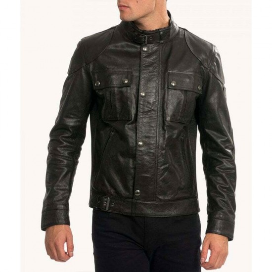 Men’s Gangster Leather Jacket