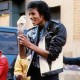 Michael Jackson Pepsi Zipper Leather Jacket