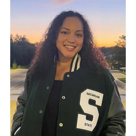 Michigan State Aliyah Moore Varsity Jacket