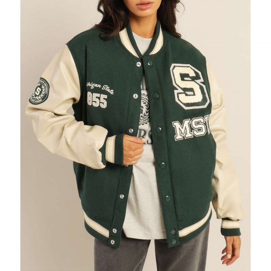 Michigan State Green Varsity Jacket