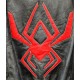 Miles Morales Spider-Man Black Motorcycle Leather Jacket